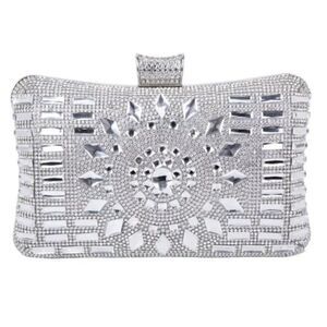 New Women's Evening Banquet Party Clutch Bags Silver